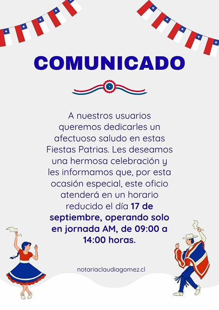 Claudia Gómez Lucares | 50 ª Notaria de Santiago